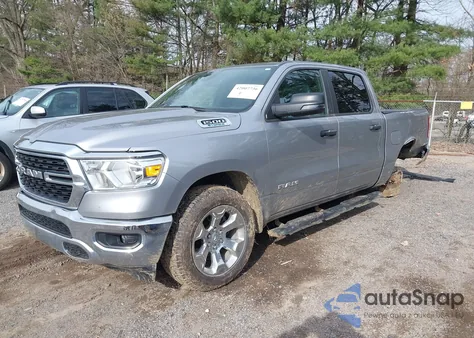 2023 Ram 1500 Big Horn 4X4 5'7 Box из США, поврежденный, VIN 1C6RRFFG3PN690013